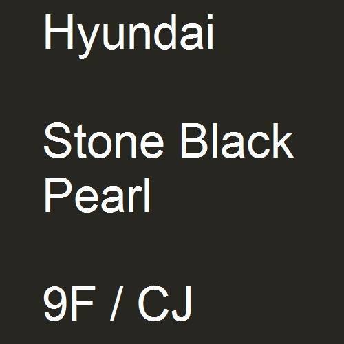 Hyundai, Stone Black Pearl, 9F / CJ.